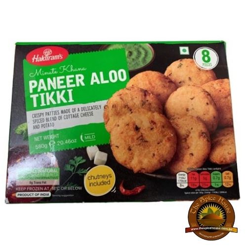 Haldiram's Paneer Aloo Tikki 8pcs - The Spice House